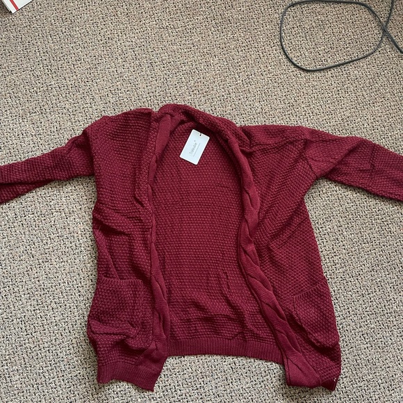 Beautiful Women’s Open Front Long Sleeve Boho Boyfriend Knit Chunky Cardigan - Picture 8 of 11